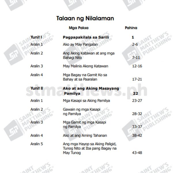 Wikang Filipino Para sa Preschool Kinder 1 - Image 2